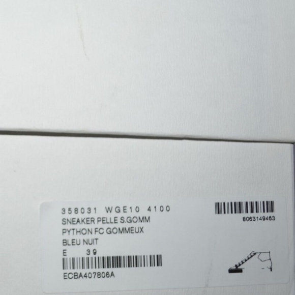 NWT AUTHENTIC BALENCIAGA MENS HITOP LEATHER SNEAKERS US 6 EU 39 - Picture 10 of 10